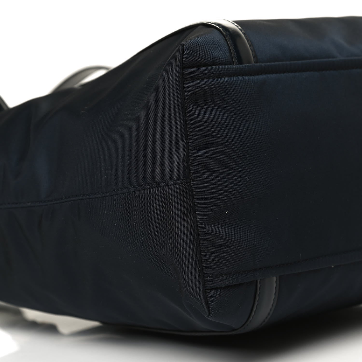 Prada Tessuto Nylon Spazzolato Tote Bleu 9 of 10