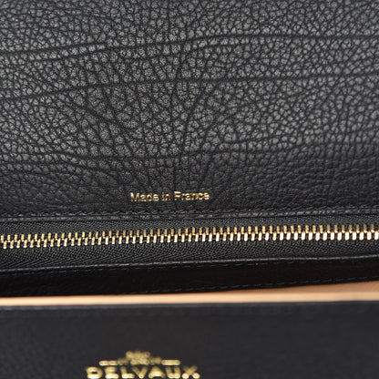 Delvaux Grained Calfskin MM Metal Frame Tempete Satchel Black 9 of 10