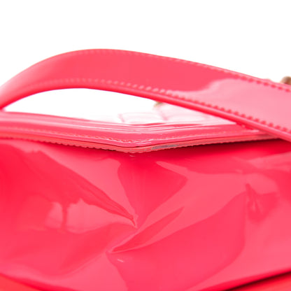 Chanel Patent Quilted Medium Boy Flap Pink 11 of 13