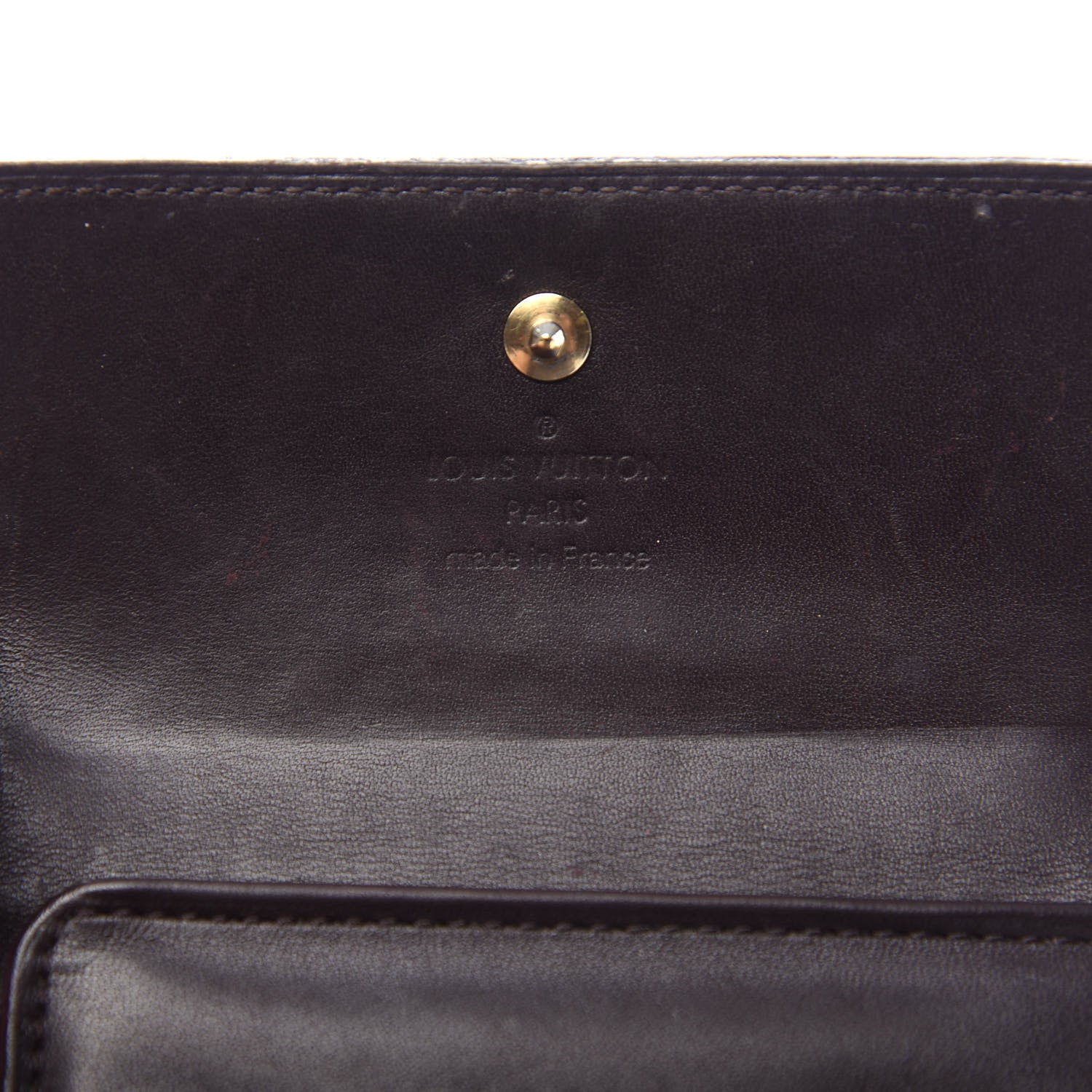 Louis Vuitton Vernis Elise Wallet Amarante 9 of 11