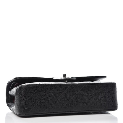 Chanel Caviar Quilted Medium Double Flap Black 5 of 11