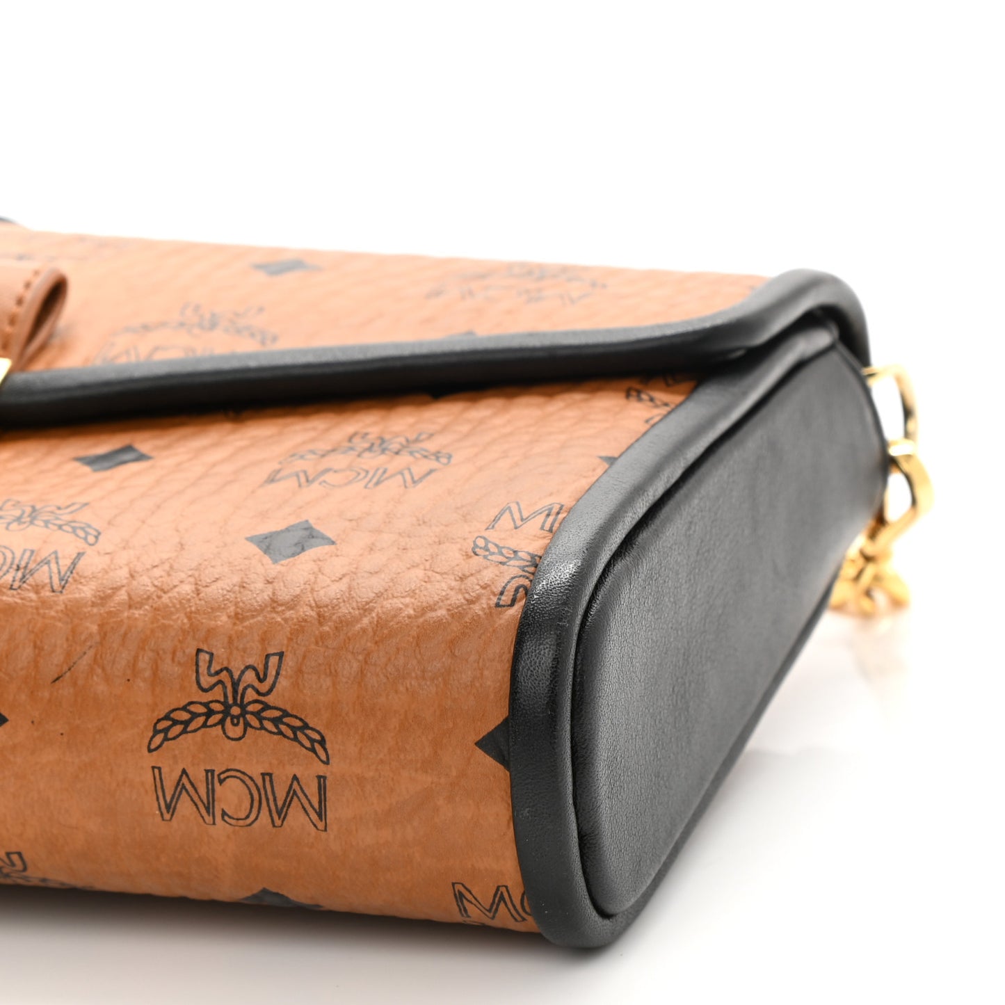 Visetos Millie Wallet On Chain Cognac Black