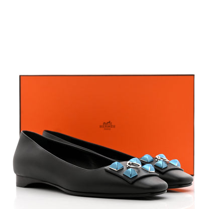Hermes Calfskin Danseuse Ballerina Flats 36.5 Black 9 of 9