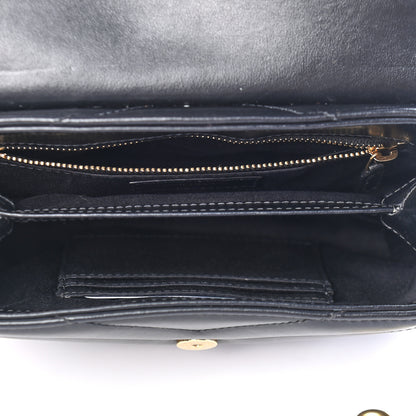 Saint Laurent Calfskin Y Quilted Monogram Toy Loulou Crossbody Bag Black 5 of 9