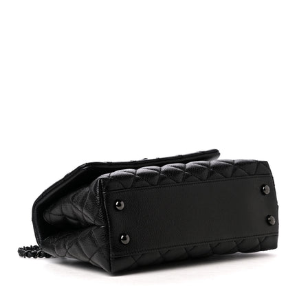 Chanel Caviar Quilted Mini Coco Handle Flap So Black 3 of 4