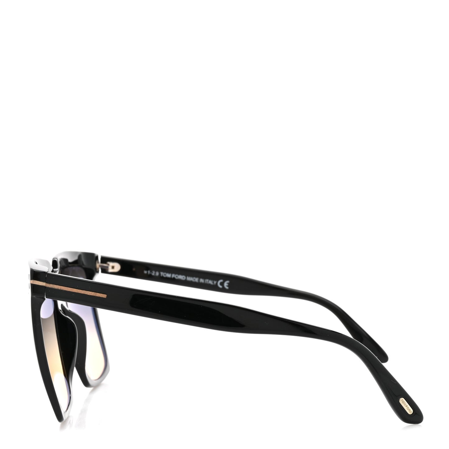 Acetate Sabrina Square Sunglasses TF764 Black