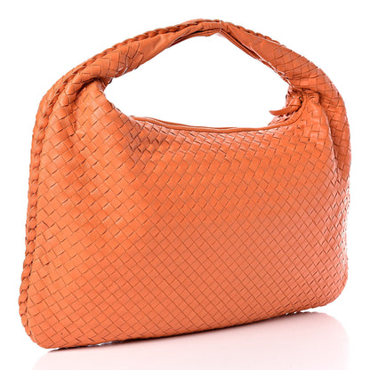 Bottega Veneta Nappa Intrecciato Large Veneta Hobo Orange 3 of 11