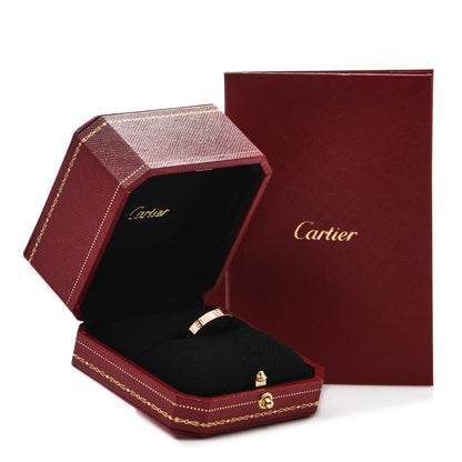 Cartier 18K Pink Gold 3.5mm LOVE Wedding Band Ring 58 8.5 5 of 5