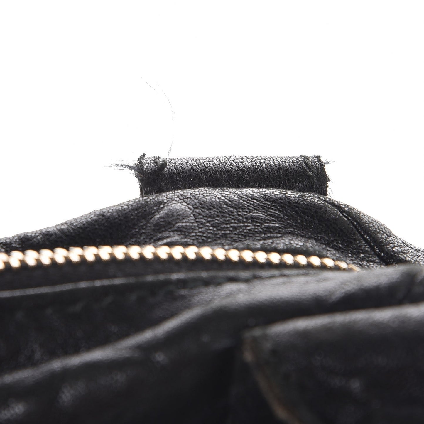 Pebbled Lambskin Medium Easy Sac Black