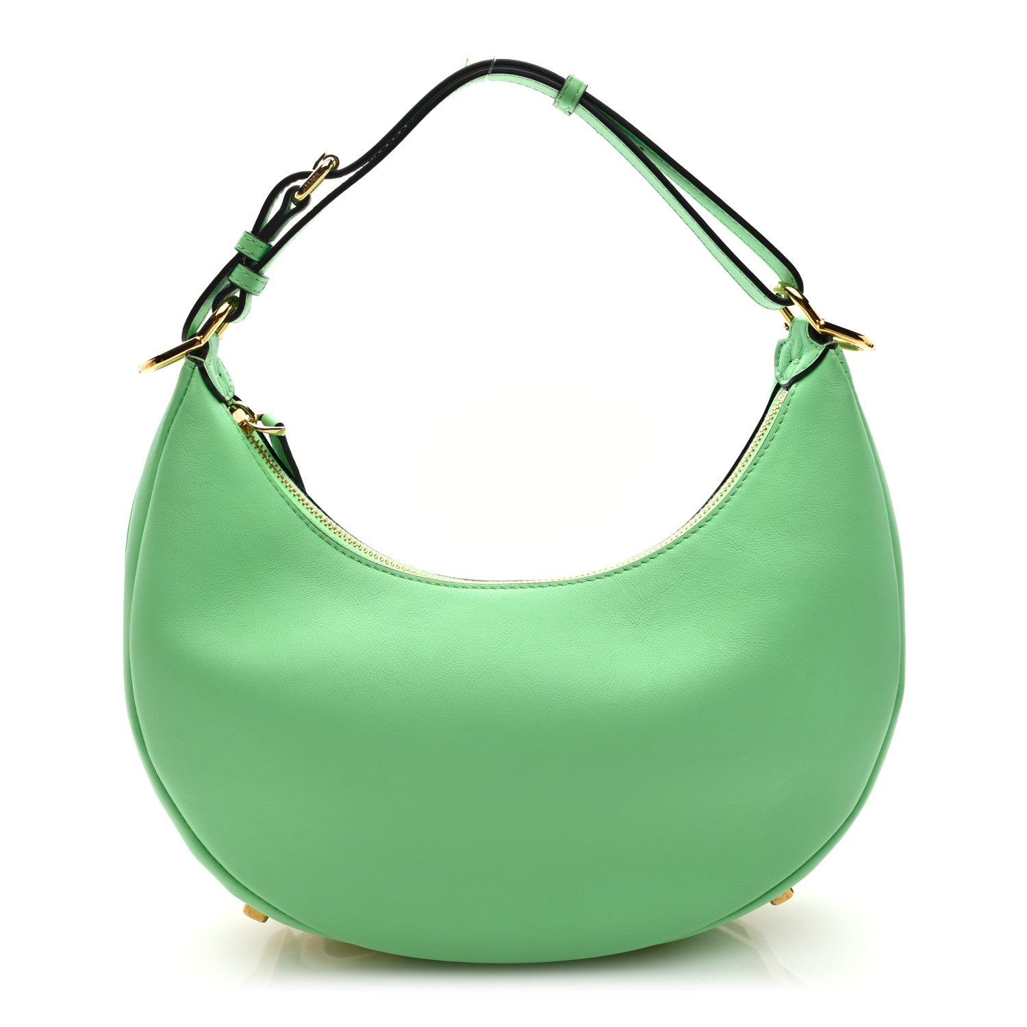 Fendi Vitello Grace Matte Small Fendigraphy Hobo Bag Edamame 1 of 11
