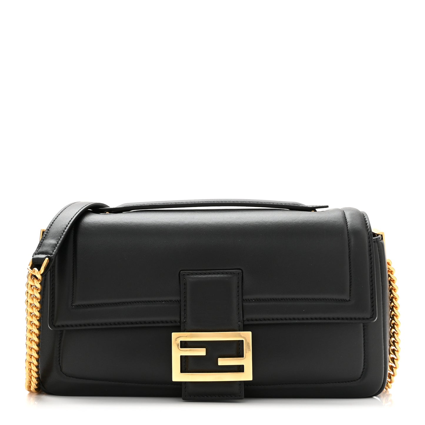 Nappa Apolo Chain Baguette Black