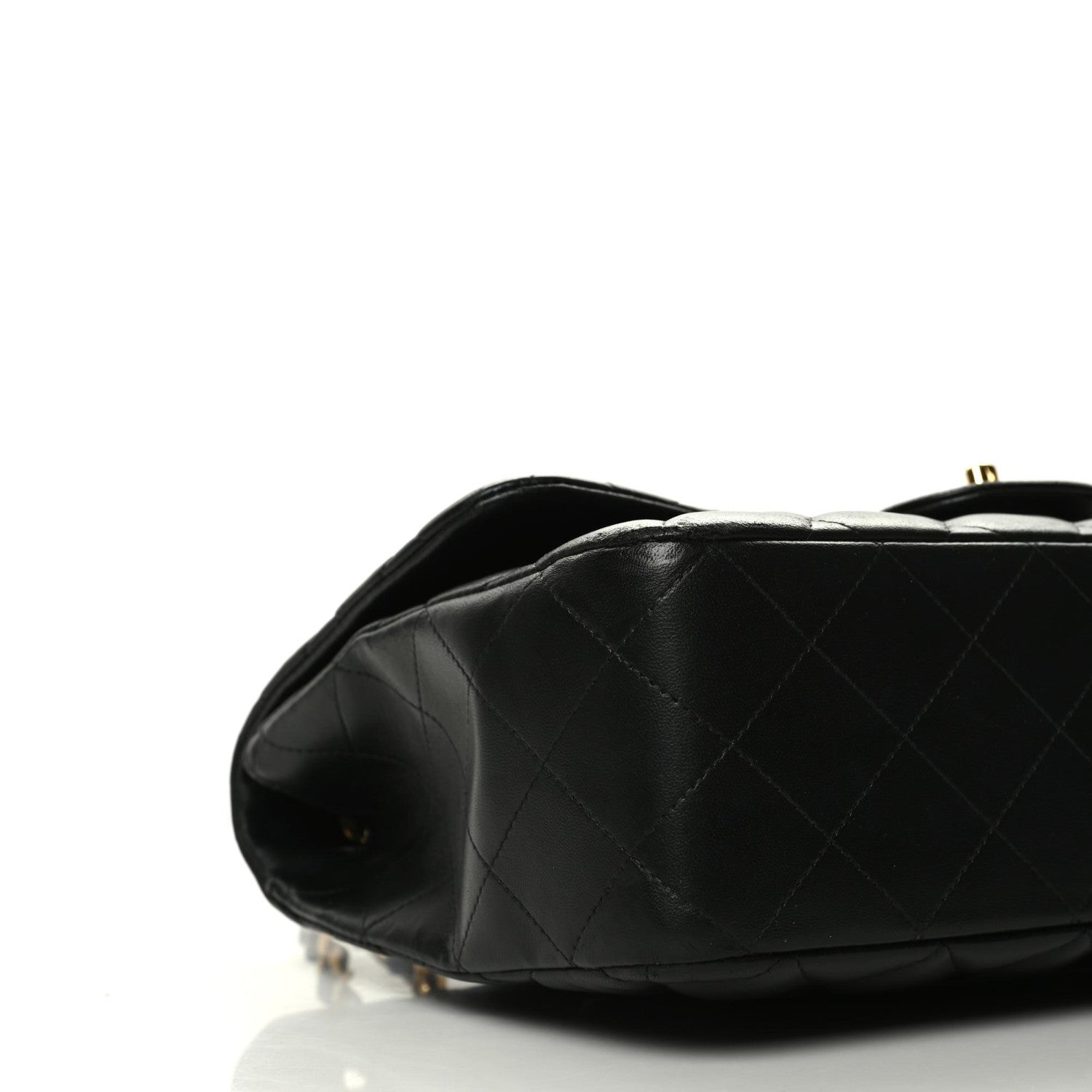 Chanel Lambskin Quilted Jumbo Single Flap Black 4 of 8