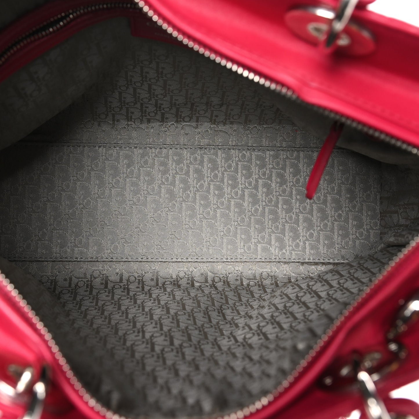 Lambskin Cannage Large Lady Dior Pink