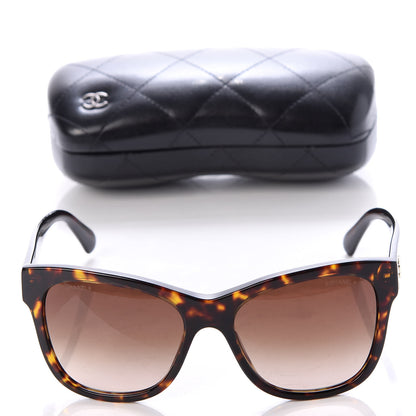 Chanel Acetate Runway Square Sunglasses 5380 Dark Tortoise 8 of 8