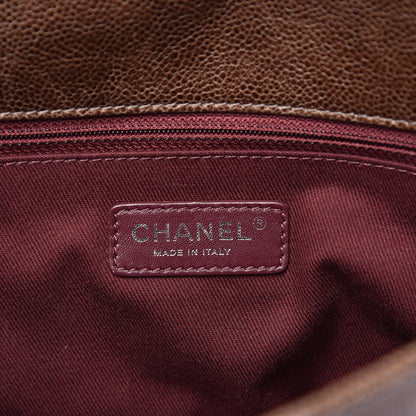 Chanel Crumpled Grained Calfskin Jumbo CC Crave Flap Beige 6 of 10