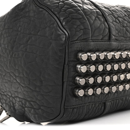 Alexander Wang Pebbled Lambskin Rocco Black Silver Hardware 9 of 12