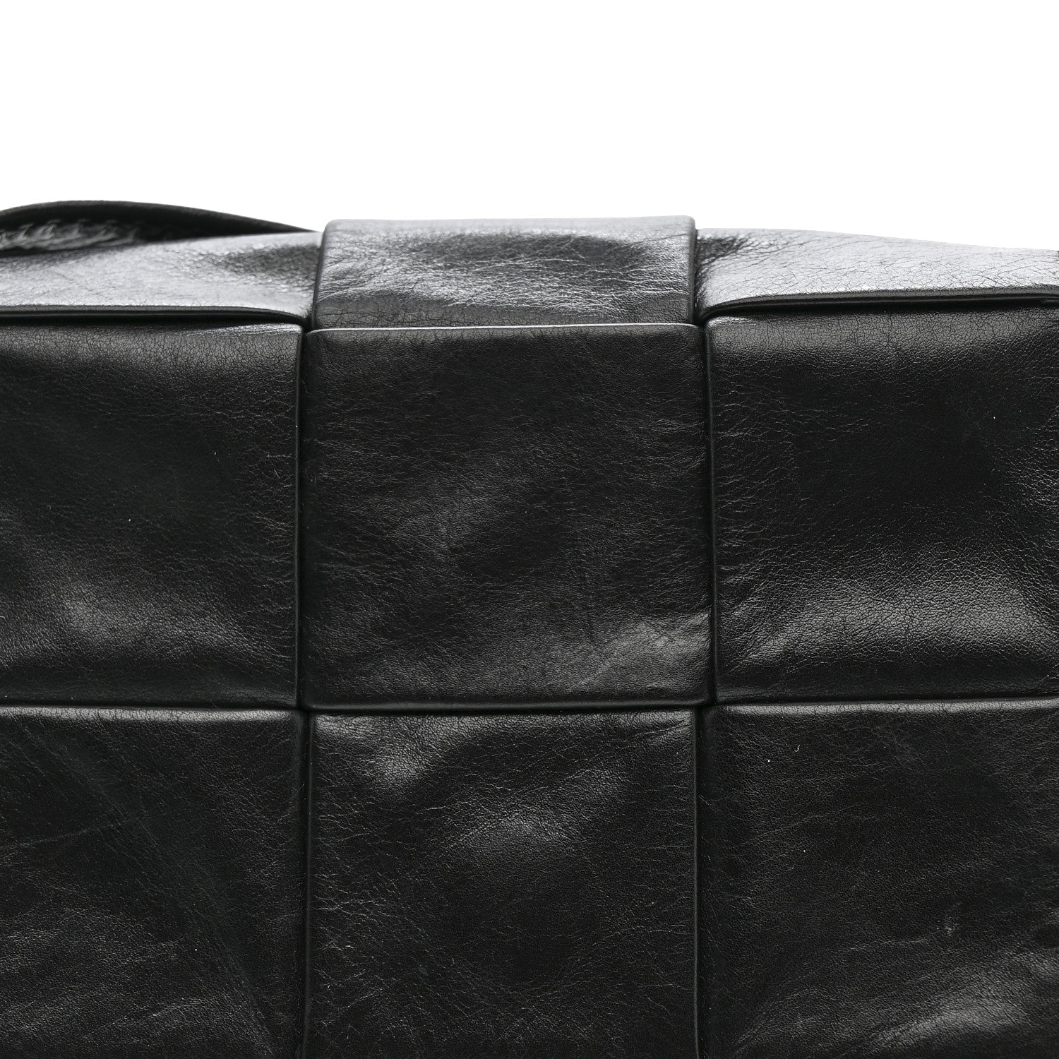 Bottega Veneta Paper Calfskin Maxi Intreccio Extra Mini Cassette Crossbody Bag Black 9 of 15