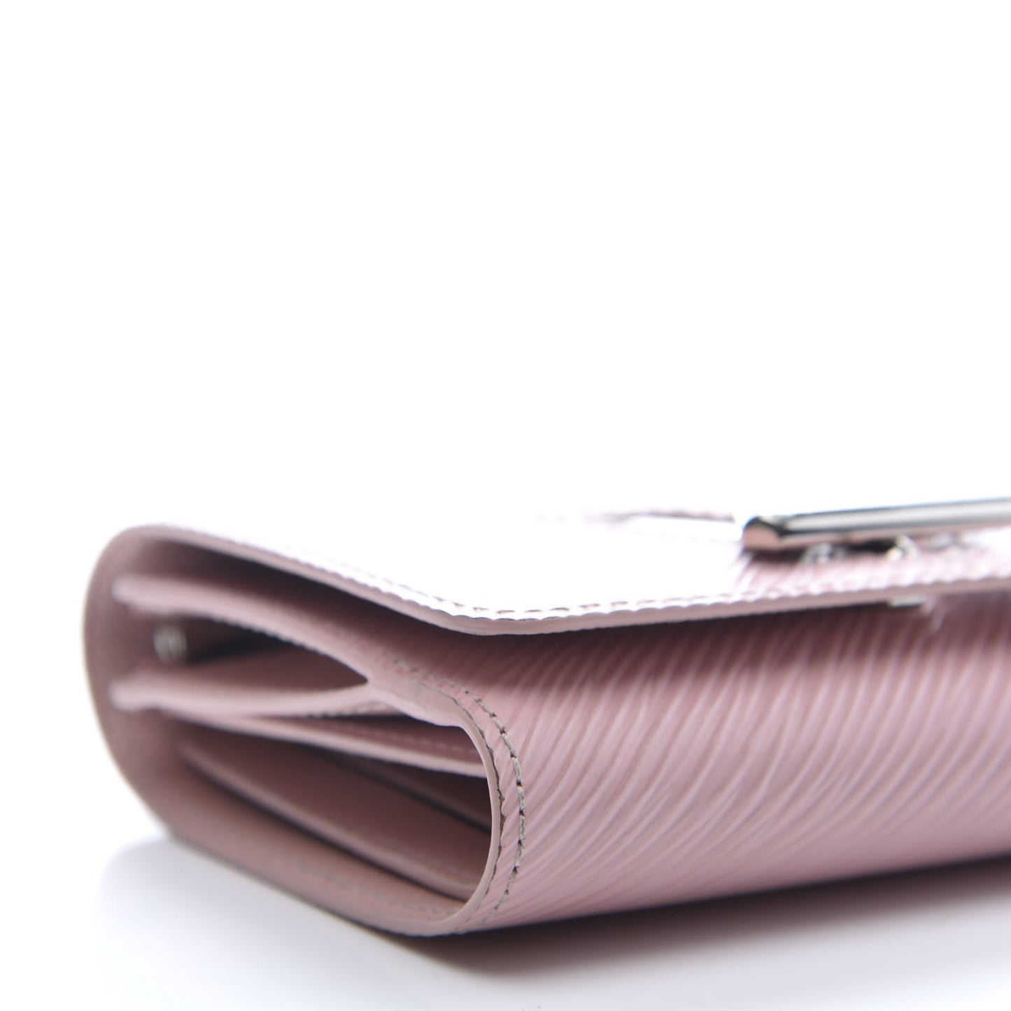 Epi Twist Compact Wallet Rose Ballerine