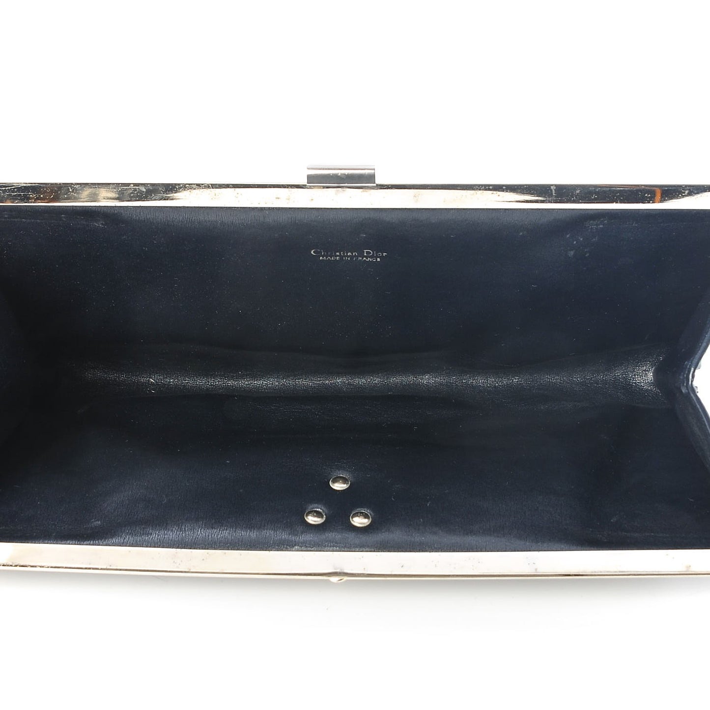 Monogram Clutch Navy Blue
