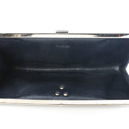 Christian Dior Monogram Clutch Navy Blue 5 of 7