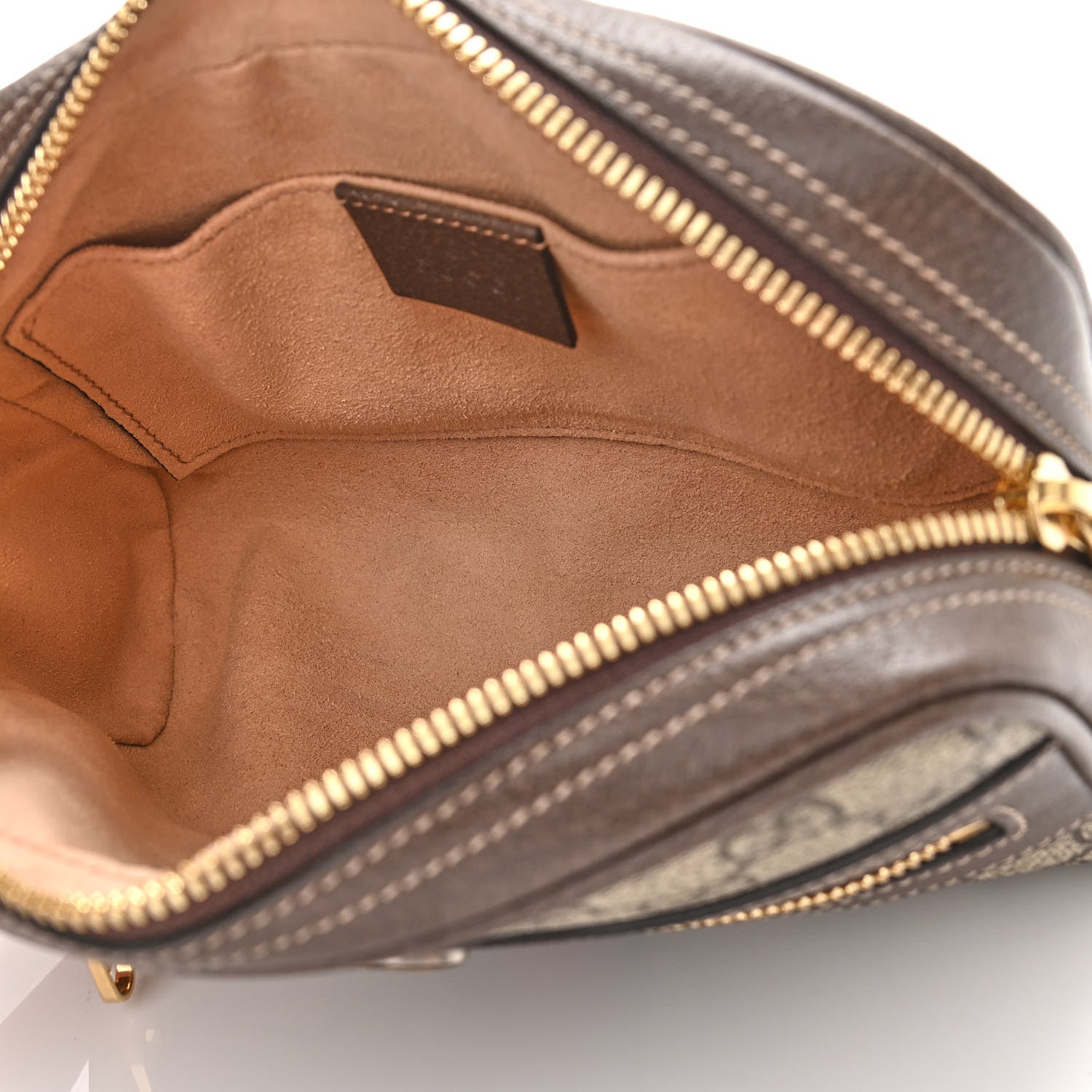 Gucci GG Supreme Monogram Web Small Ophidia Belt Bag 75 30 Dark Brown 5 of 10