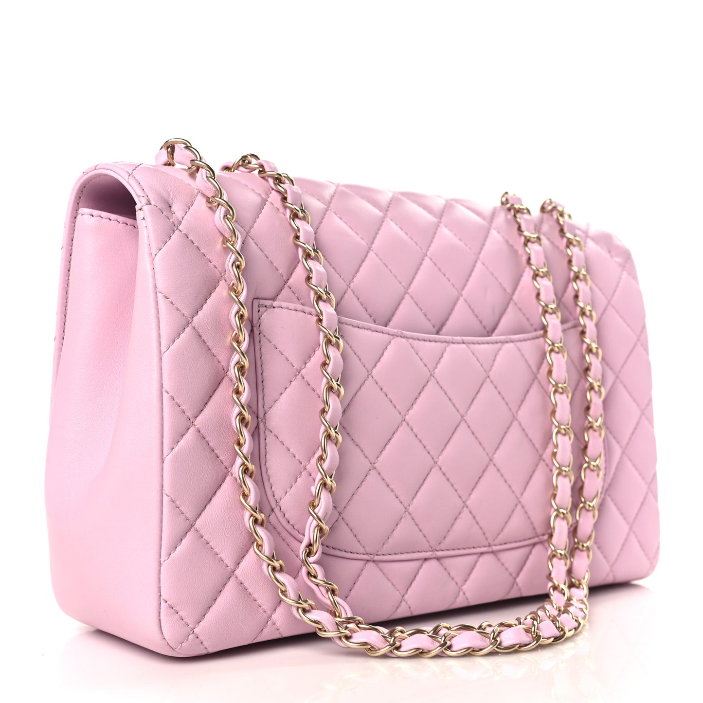 Lambskin Quilted Medium Mademoiselle Chic Flap Pink