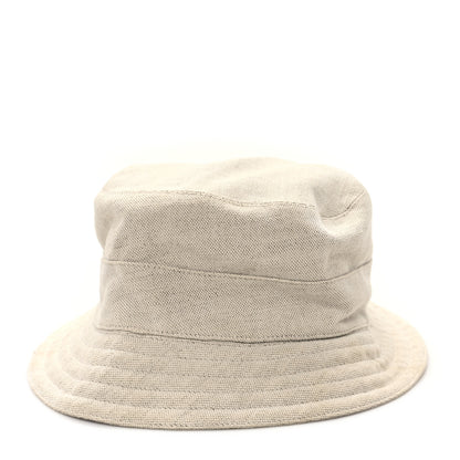 Hermes Cotton Linen Bucket Hat 59 Beige 5 of 10