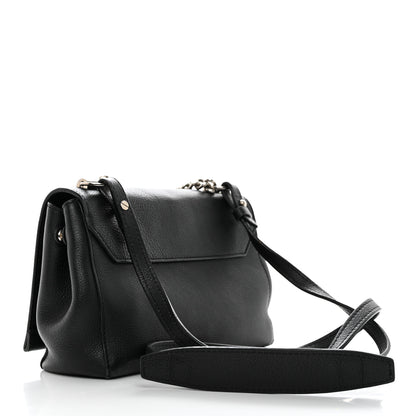 Louis Vuitton Calfskin Lockme II Chain Bag BB Black 3 of 11