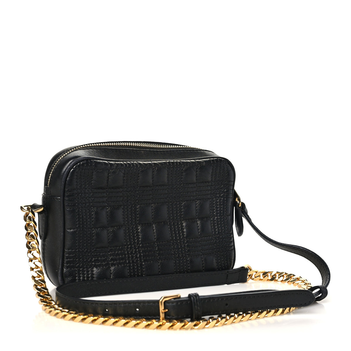 Burberry Calfskin Quilted Mini Lola Camera Bag Black 3 of 9