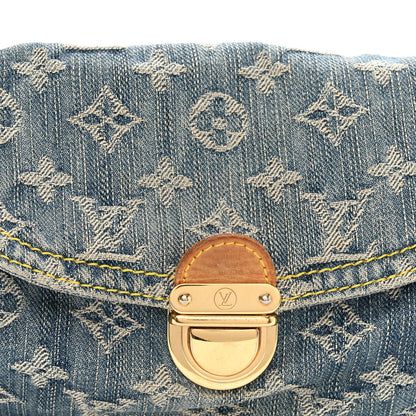 Louis Vuitton Monogram Denim Mini Pleaty Blue 7 of 10
