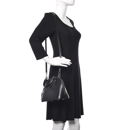 Louis Vuitton Epi Alma BB Black 3 of 10