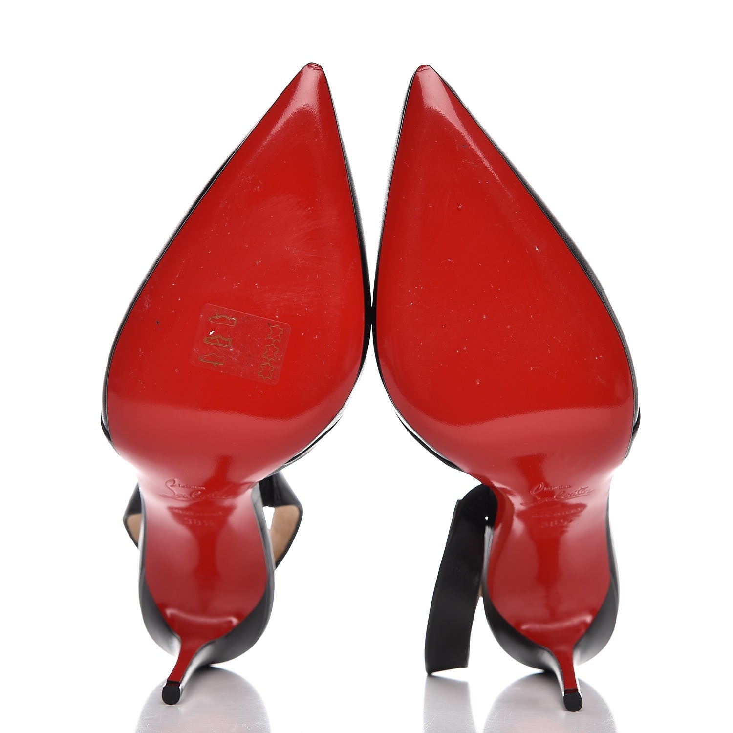 Christian Louboutin Nappa Actina 100 Pumps 38.5 Black 7 of 10