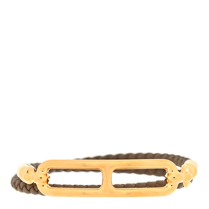 Hermes Swift Roulis Double Tour Bracelet T1 Etoupe 1 of 5