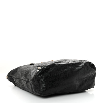 Balenciaga Agneau Giant 12 Silver Hardware Day Hobo Black 5 of 13