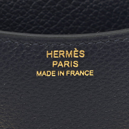 Hermes Evercolor Constance Slim Wallet Bleu Nuit 7 of 9