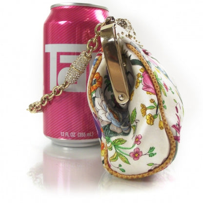 Gucci Satin Floral Evening Bag 3 of 9