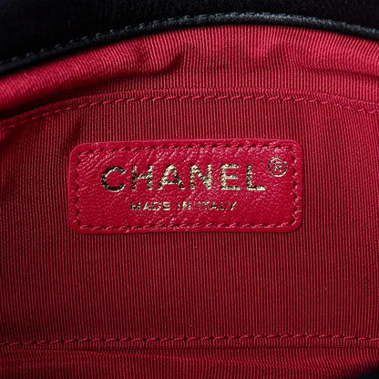 Chanel Calfskin Quilted Mini Rectangular Crystal Pearls Chain Flap Black 6 of 11