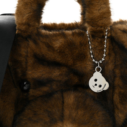 Marc Jacobs Faux Fur The Teddy Bear Tote Bag Ebony 8 of 10