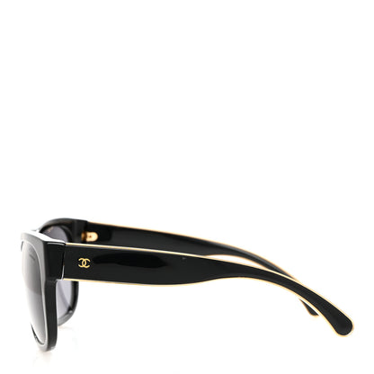Chanel Polarized CC Sunglasses 5270 Black 3 of 8