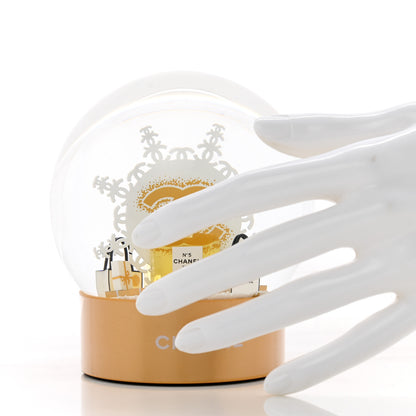 Chanel Glass N°5 Perfume Bottle Snow Globe 2 of 7