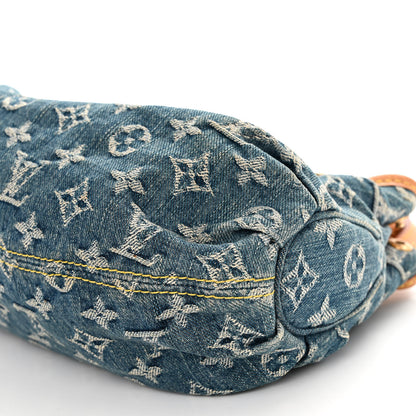 Louis Vuitton Monogram Denim Pleaty Blue 9 of 9