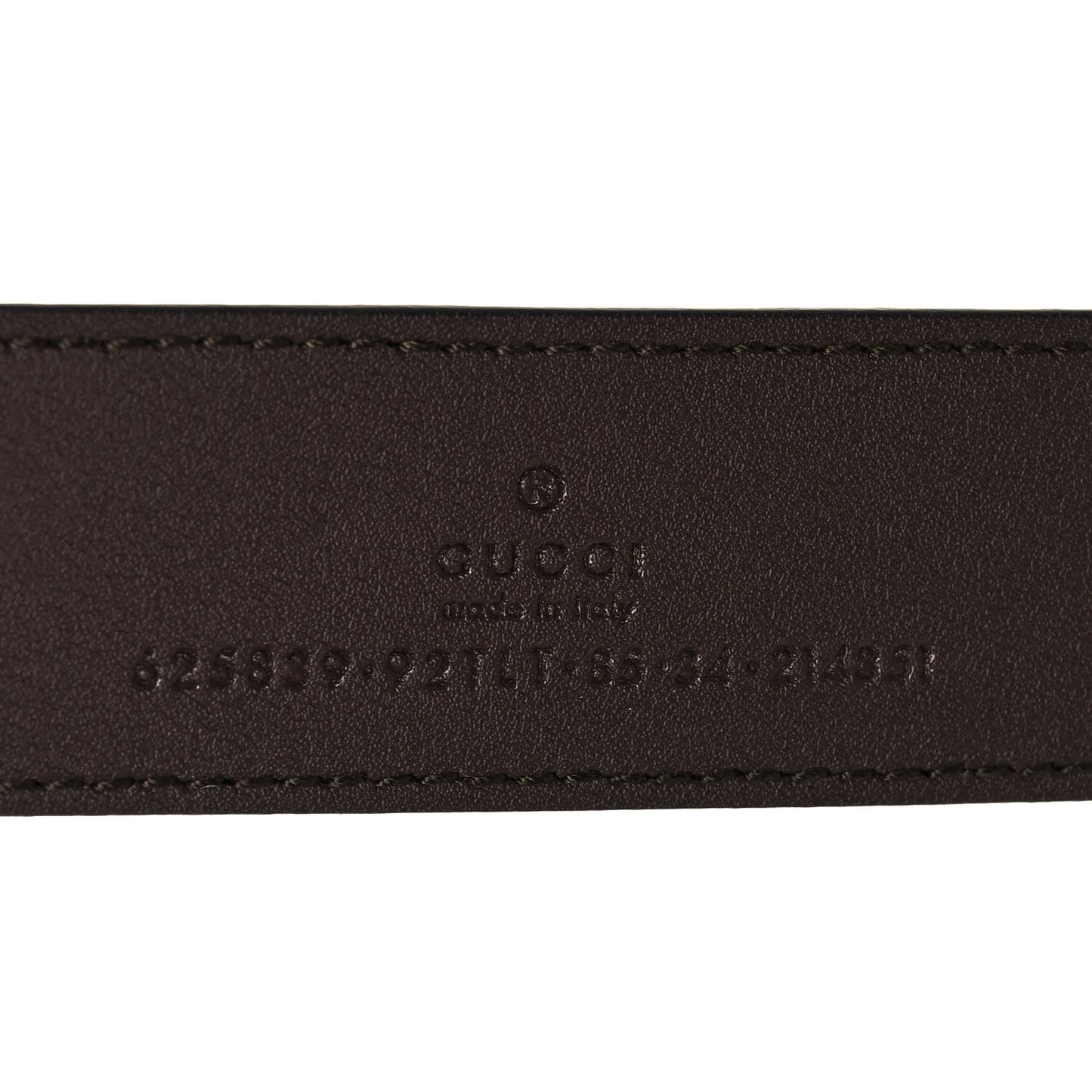 GG Supreme Monogram Matte Plutone Calfskin Double G 30mm Belt 85 34 Beige Ebony New Acero