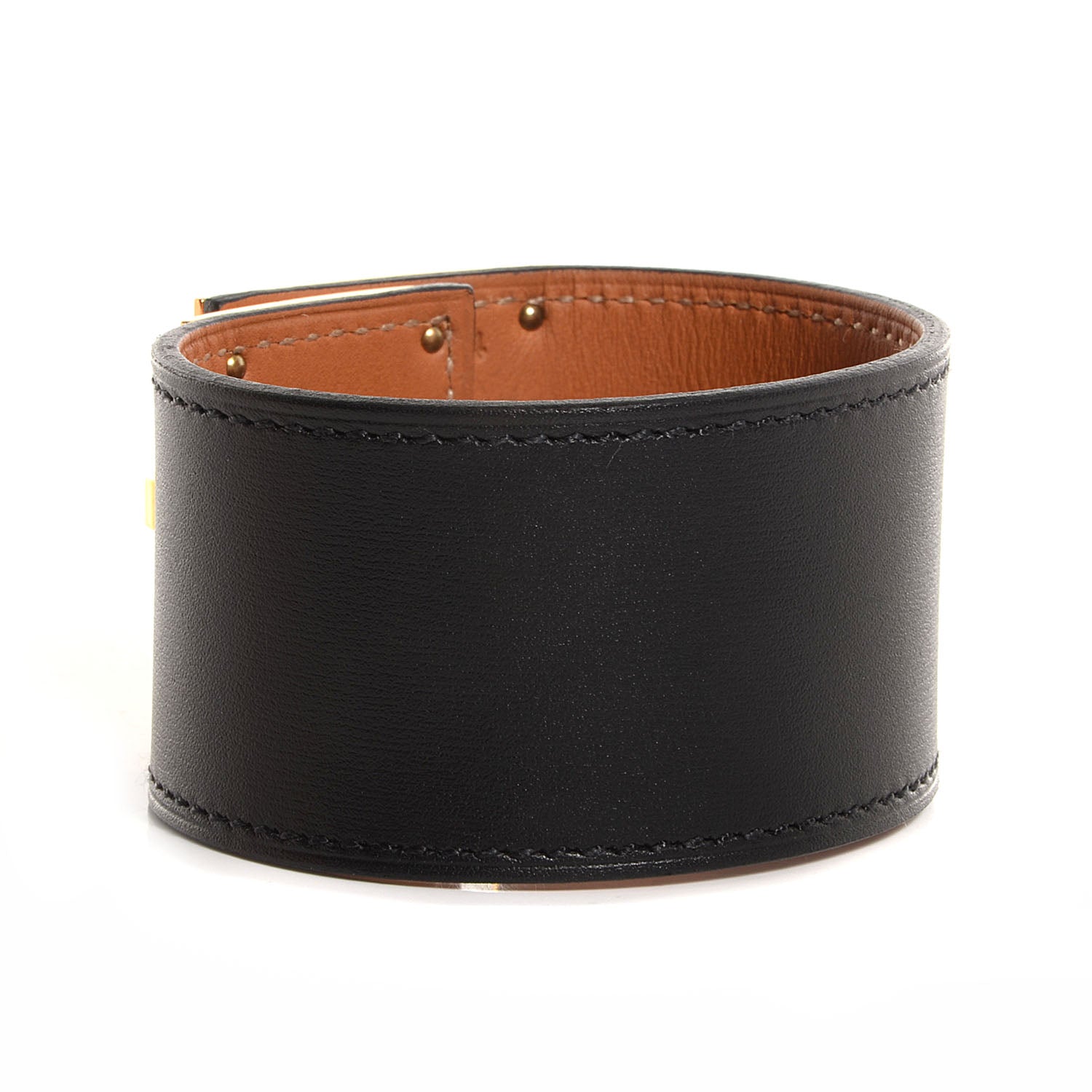 Hermes Chamonix Kelly Dog Bracelet Black 3 of 8