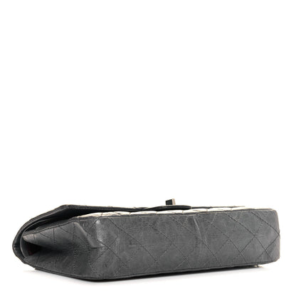Chanel Aged Calfskin Quilted 50th Anniversary 2.55 Reissue Flap 226 Grey 4 of 14