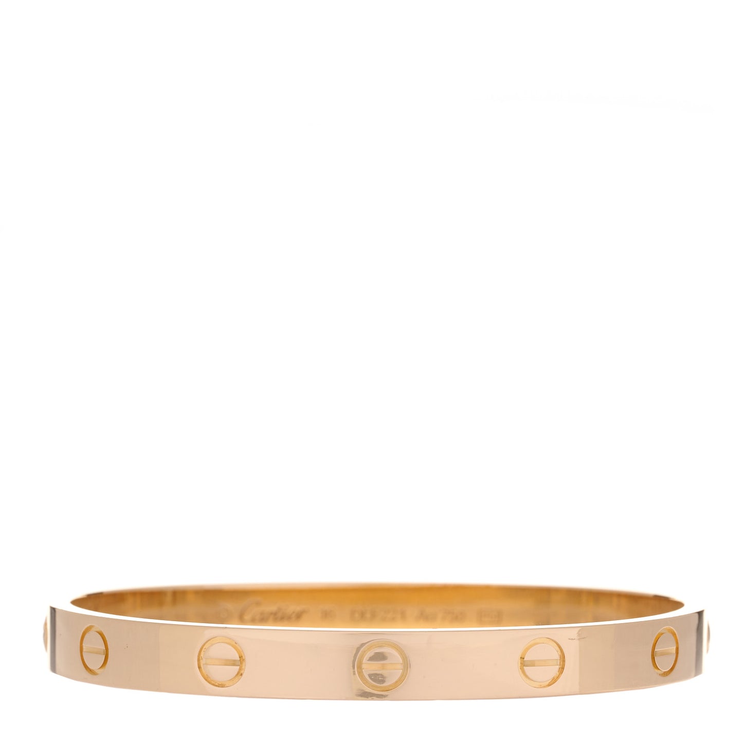 18K Yellow Gold Love Bracelet 16