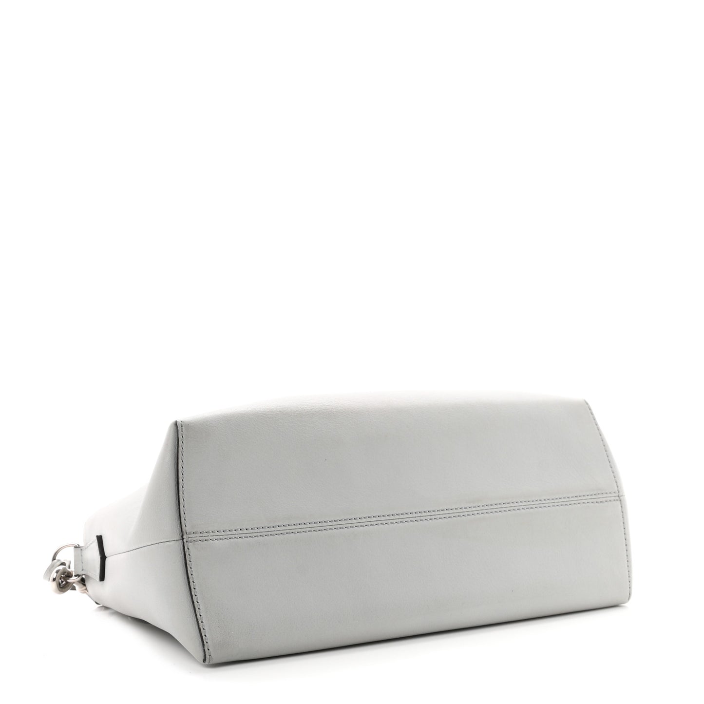 Vitello Dolce Pearl Scalloped Studded Medium By The Way Boston Bag Grigio Perla