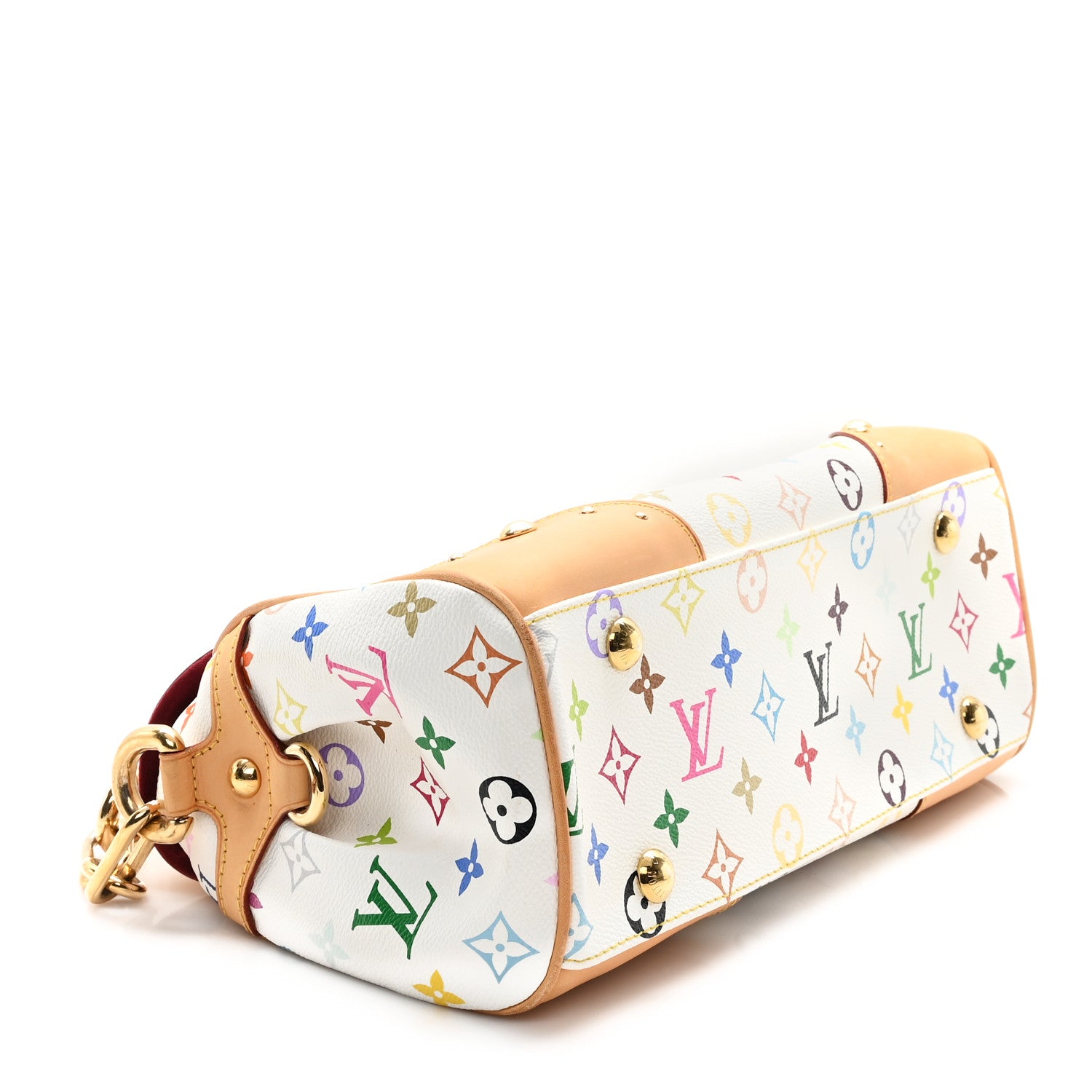 Louis Vuitton Monogram Multicolor Beverly MM White 4 of 11