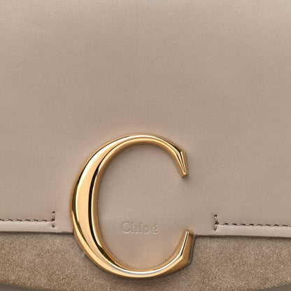 Chloe Calfskin Small C Double Carry Motty Grey 7 of 9