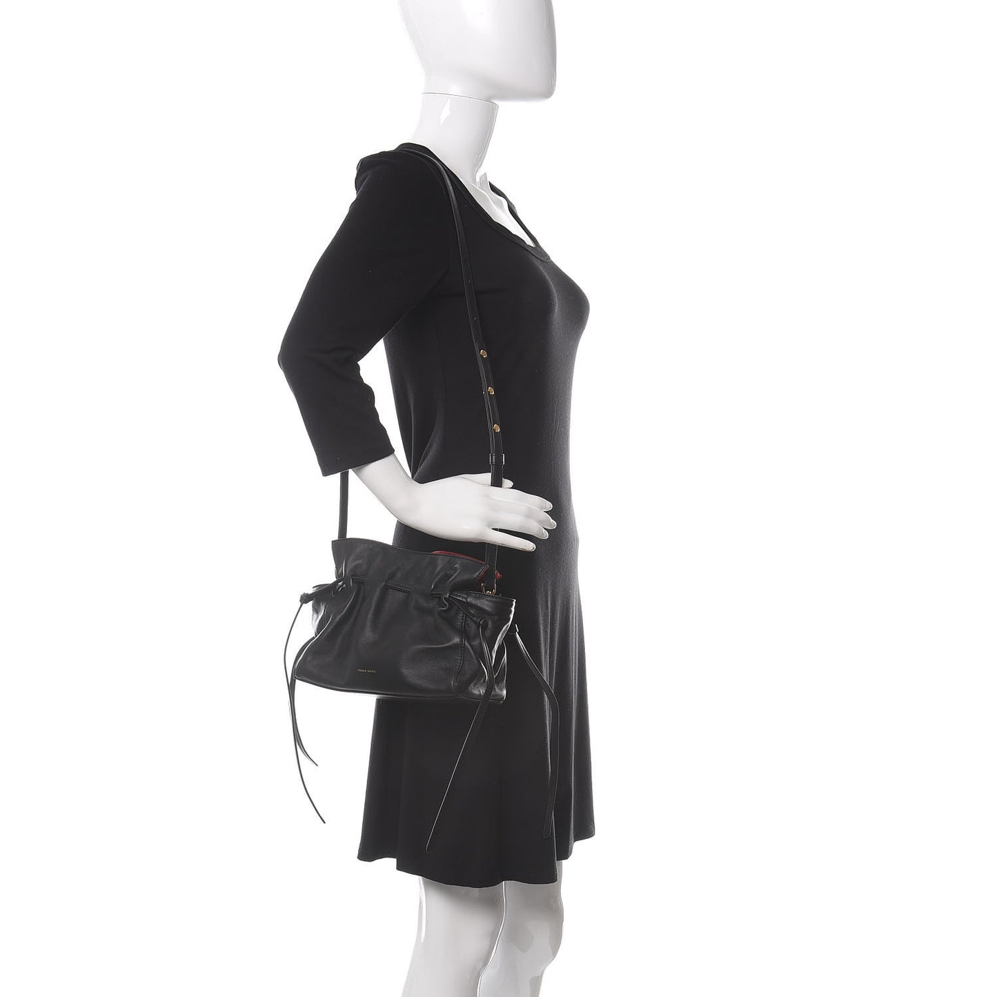 Lambskin Mini Protea Bag Black Flamma