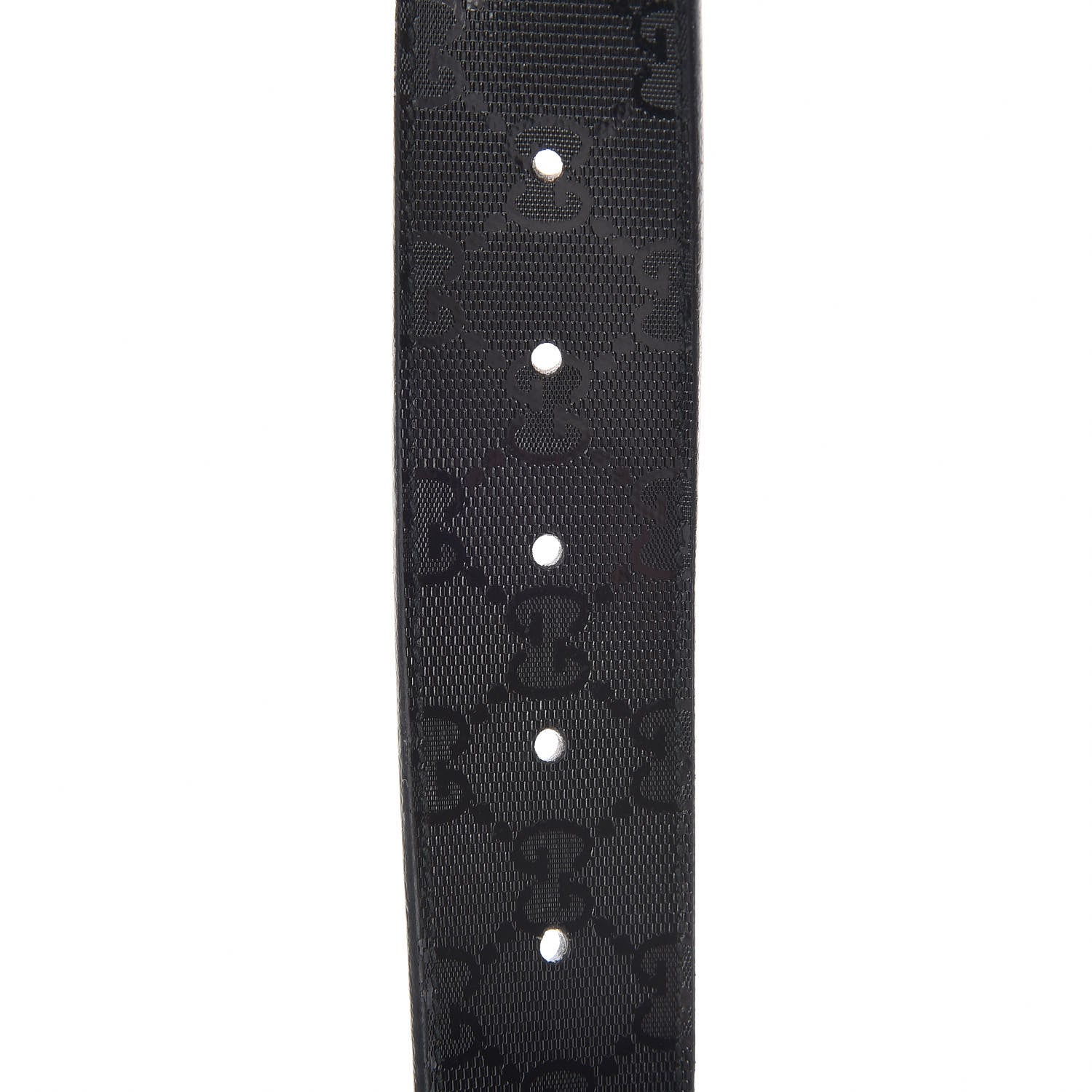 Gucci Imprime Monogram Interlocking G Belt 100 40 Black 5 of 7